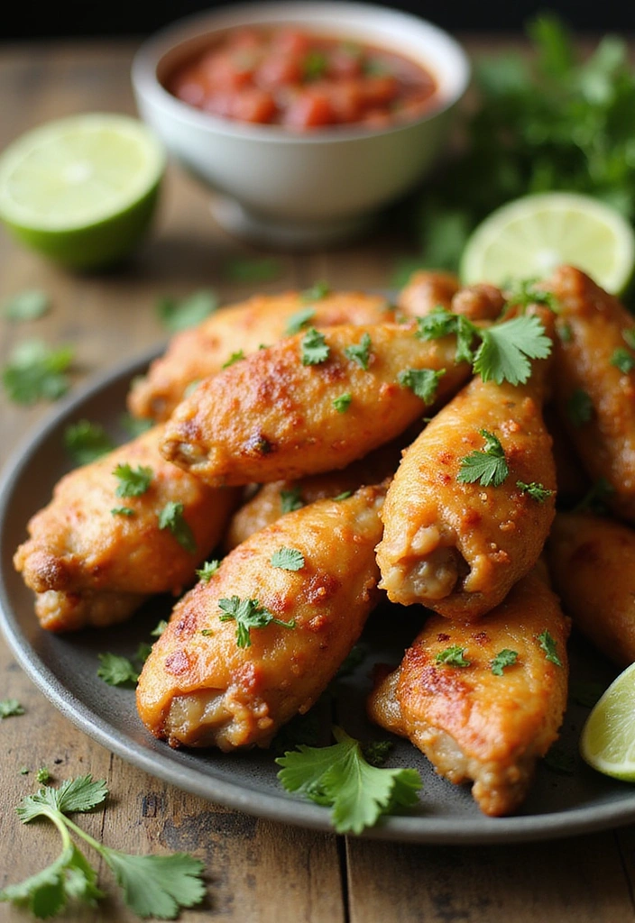 20 BBQ Chicken Wing Recipes That Deserve a Finger-Lickin’ Medal - 8. Cilantro Lime Wings