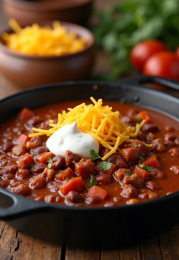 20 Beef Skillet Recipes That Nail Flavor Without the Fuss - 8. Beef Chili Skillet
