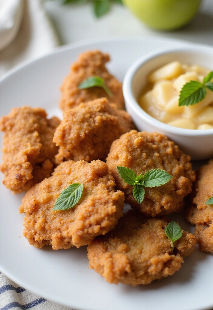 20 Buttermilk Fried Chicken Recipes That Crunch Like Magic - 19. Buttermilk Fried Chicken with Applesauce