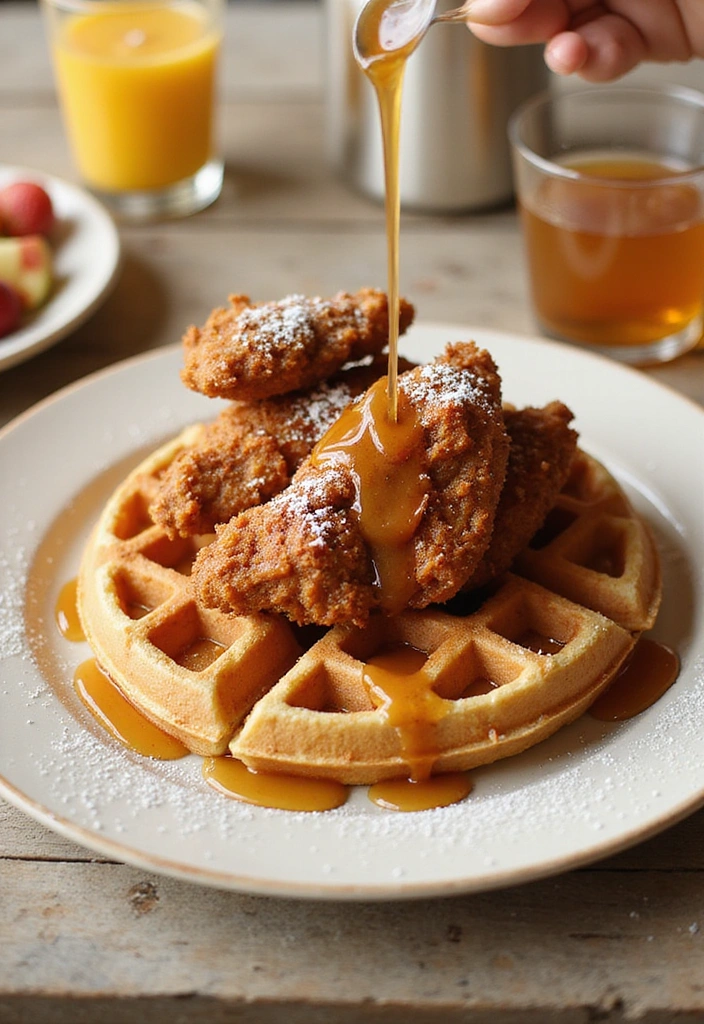 20 Buttermilk Fried Chicken Recipes That Crunch Like Magic - 6. Buttermilk Fried Chicken Waffles