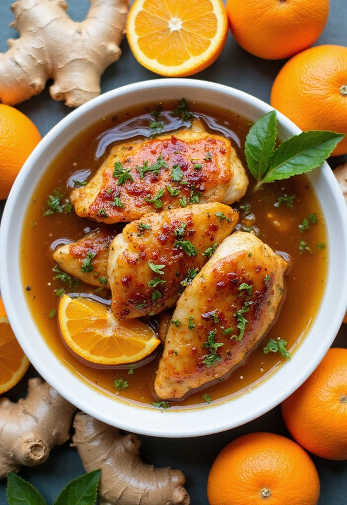 20 Chicken Marinades That Are Bold, Zesty, and Unforgettable - 16. Orange and Ginger Marinade