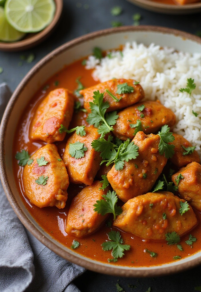 20 Crispy Chicken Innovations That Elevate Fast Food Favorites - 14. Chicken Tikka Masala with Crispy Chicken