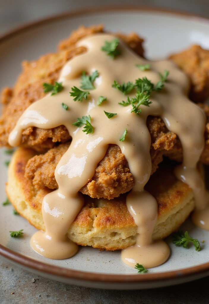 20 Crispy Chicken Innovations That Elevate Fast Food Favorites - 6. Chicken and Biscuit Bowls