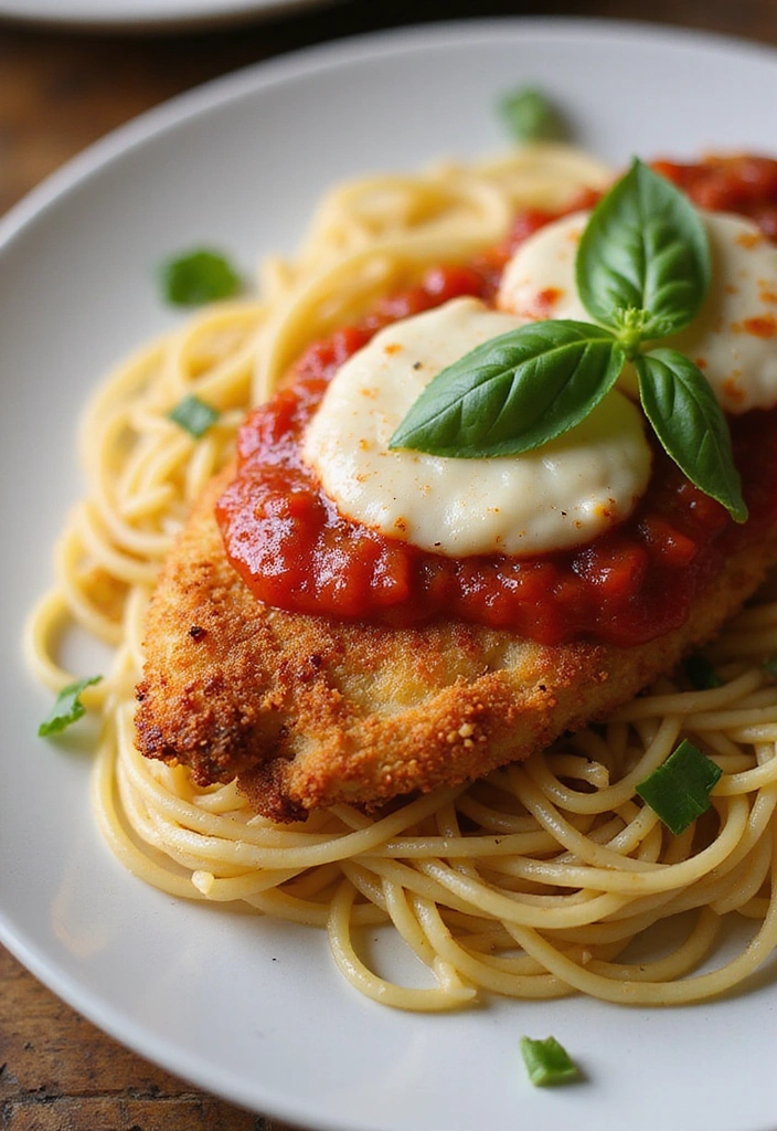 20 Crispy Chicken Innovations That Elevate Fast Food Favorites - 8. Crispy Chicken Parmesan