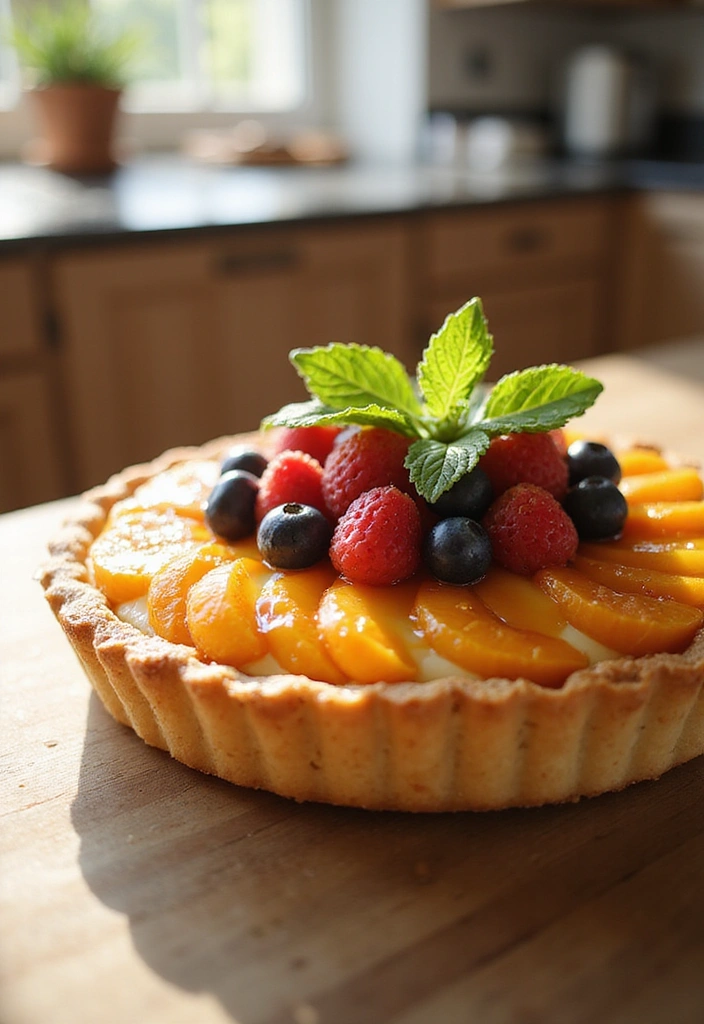 20 Hot Honey Recipes That Add Sweet Heat to Every Bite - 20. Hot Honey Glazed Fruit Tart