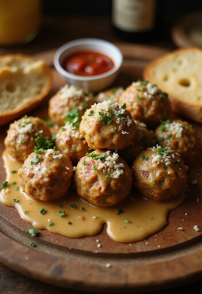 20 Juicy Meatball Recipes That Go Way Beyond Spaghetti - 17. Garlic Parmesan Meatballs