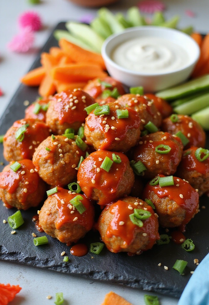 20 Juicy Meatball Recipes That Go Way Beyond Spaghetti - 20. Spicy Sriracha Meatballs