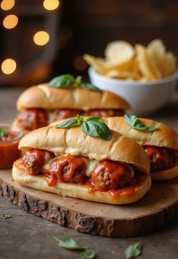 20 Juicy Meatball Recipes That Go Way Beyond Spaghetti - 7. Cheesy Meatball Sub Sandwiches