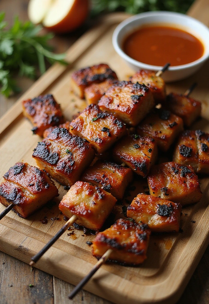 20 Pork Belly Recipes That Are Rich, Crispy, and Totally Worth It - 10. Pork Belly and Apple Skewers