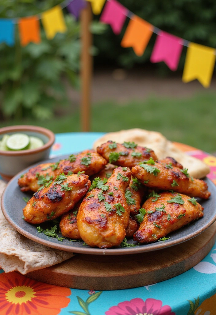 21 BBQ Chicken Thigh Recipes That Will Steal the Show at Your Next BBQ! - 21. BBQ Tandoori Chicken Thighs