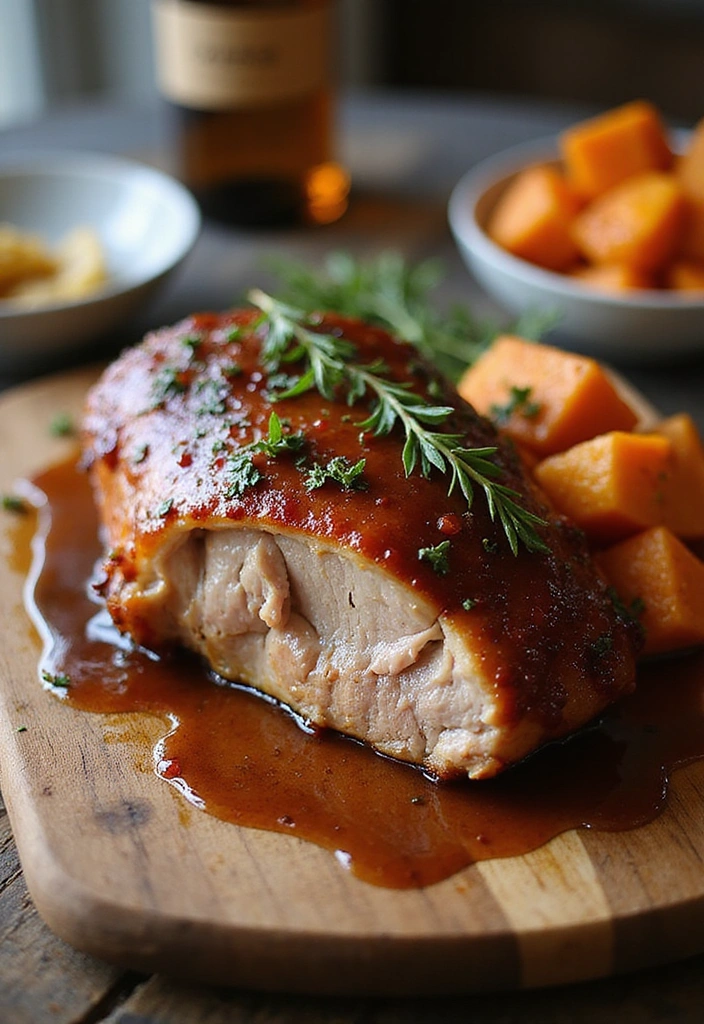 22 Juicy Pork Roast Recipes That Wow Every Single Time - 19. Smoky Maple Glazed Pork Roast