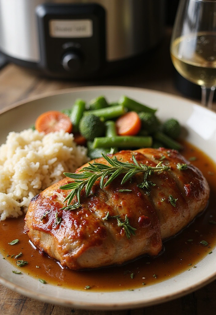 22 Juicy Pork Roast Recipes That Wow Every Single Time - 4. Garlic and Rosemary Slow Cooker Pork Roast