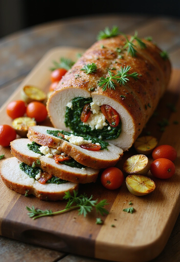 22 Juicy Pork Roast Recipes That Wow Every Single Time - 5. Mediterranean Stuffed Pork Roast