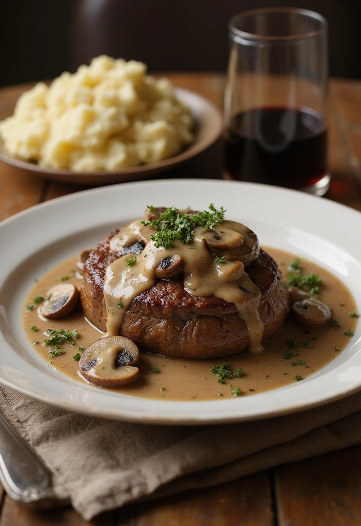 22 Sirloin Steak Recipes That Sizzle From Pan to Plate - 10. Beef Sirloin with Mushroom Sauce