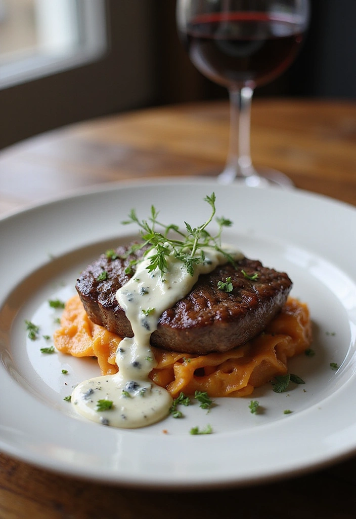 22 Sirloin Steak Recipes That Sizzle From Pan to Plate - 13. Sirloin Steak with Blue Cheese Sauce
