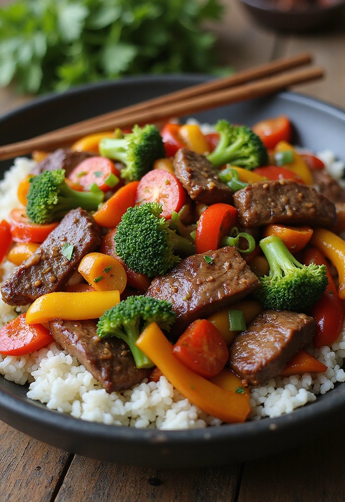 22 Sirloin Steak Recipes That Sizzle From Pan to Plate - 15. Sirloin Steak and Vegetable Stir-Fry