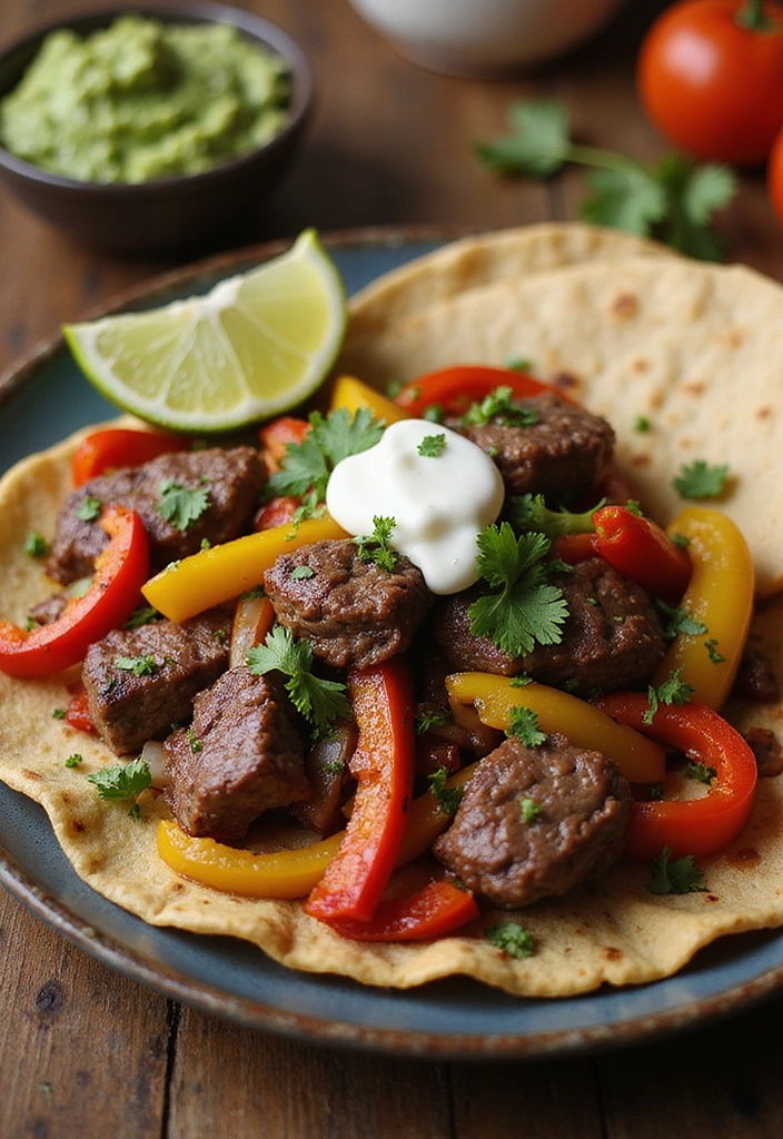 22 Sirloin Steak Recipes That Sizzle From Pan to Plate - 2. Sirloin Steak Fajitas