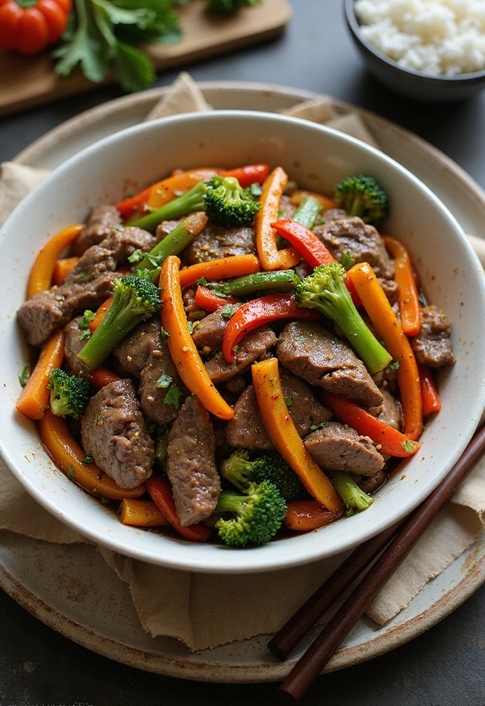 22 Sirloin Steak Recipes That Sizzle From Pan to Plate - 8. Spicy Sirloin Steak Stir-Fry