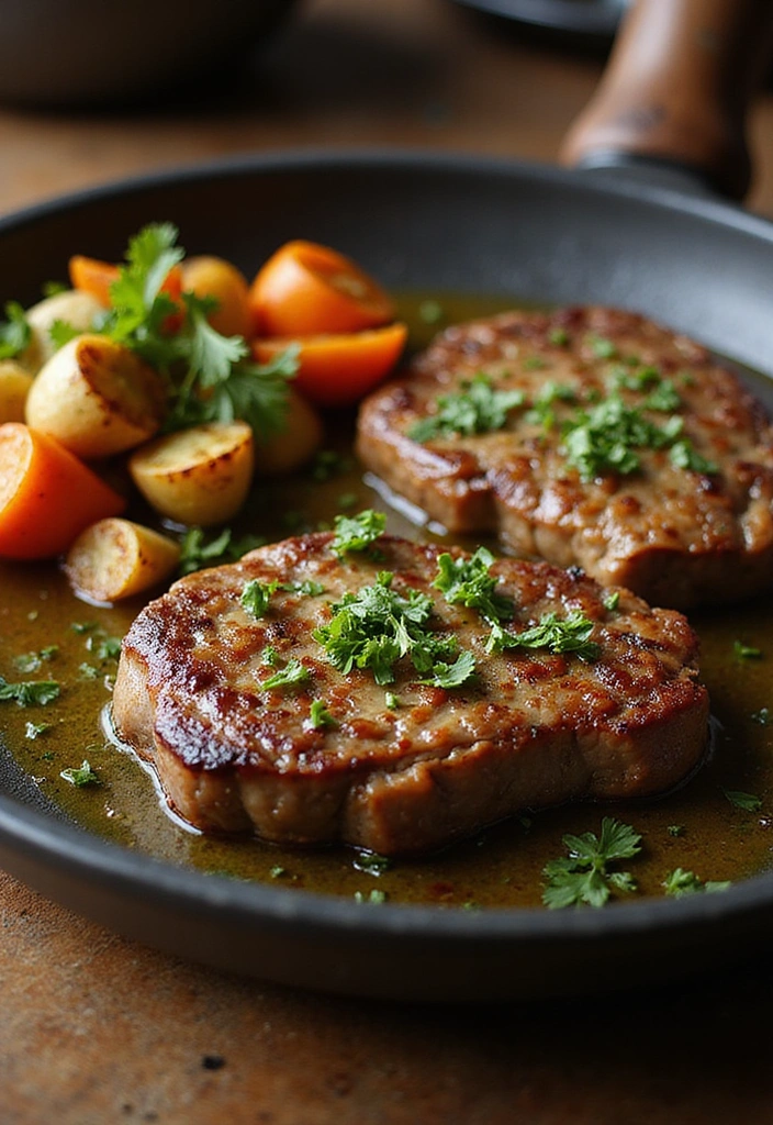 23 Quick Cubed Steak Recipes That Are Perfect for Busy Nights! - 10. Cubed Steak with Garlic Butter