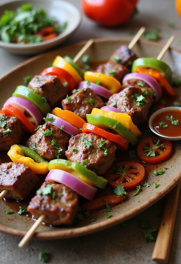 23 Quick Cubed Steak Recipes That Are Perfect for Busy Nights! - 14. Teriyaki Cubed Steak Skewers
