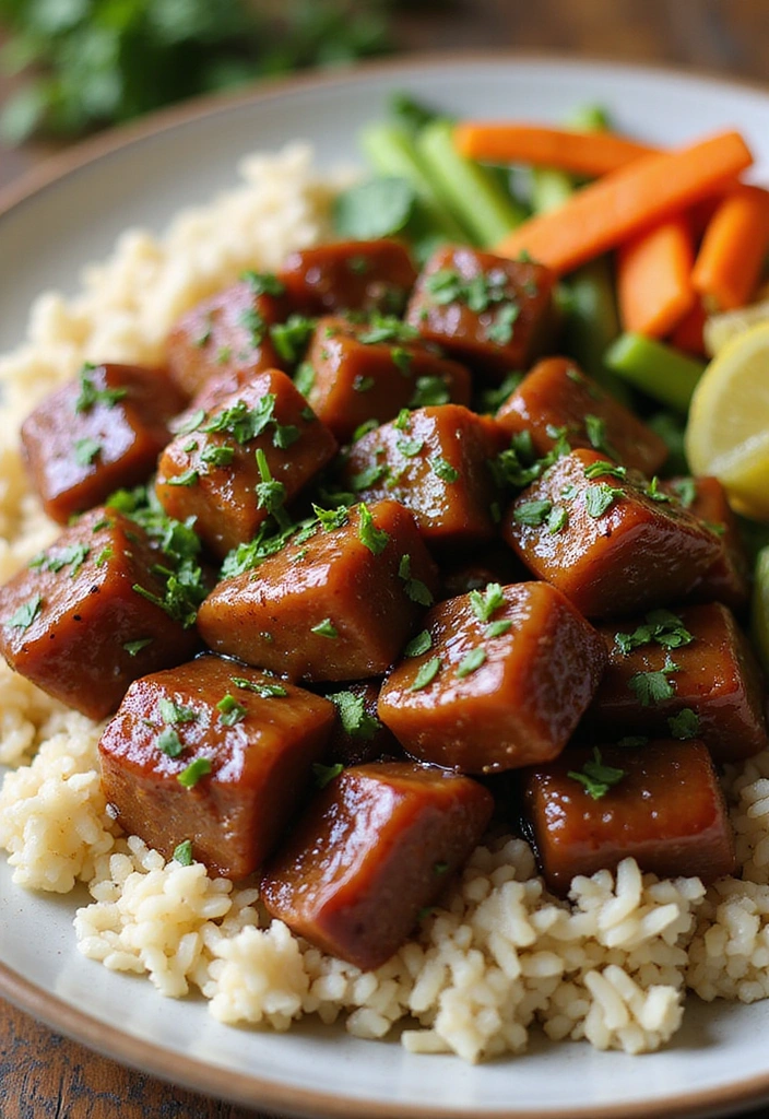 23 Quick Cubed Steak Recipes That Are Perfect for Busy Nights! - 16. Honey Garlic Cubed Steak