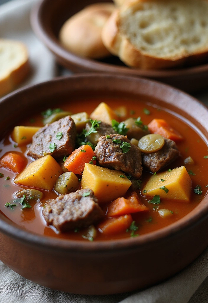 23 Quick Cubed Steak Recipes That Are Perfect for Busy Nights! - 20. Cubed Steak and Vegetable Soup
