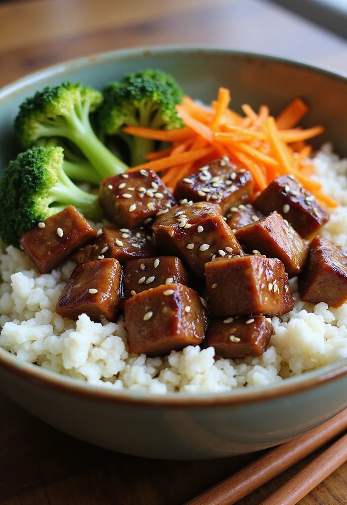 23 Quick Cubed Steak Recipes That Are Perfect for Busy Nights! - 8. Teriyaki Cubed Steak Bowl