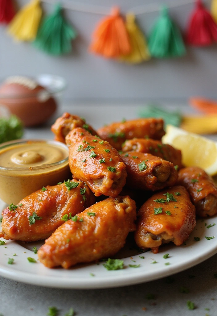 24 Game Day BBQ Chicken Wing Recipes That’ll Score Big with Your Friends! - 10. Honey Mustard Wings