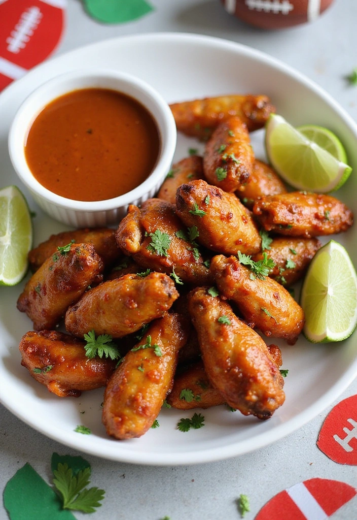 24 Game Day BBQ Chicken Wing Recipes That’ll Score Big with Your Friends! - 12. Chipotle Lime Wings