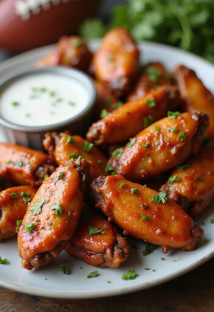 24 Game Day BBQ Chicken Wing Recipes That’ll Score Big with Your Friends! - 21. Spicy Garlic Wings