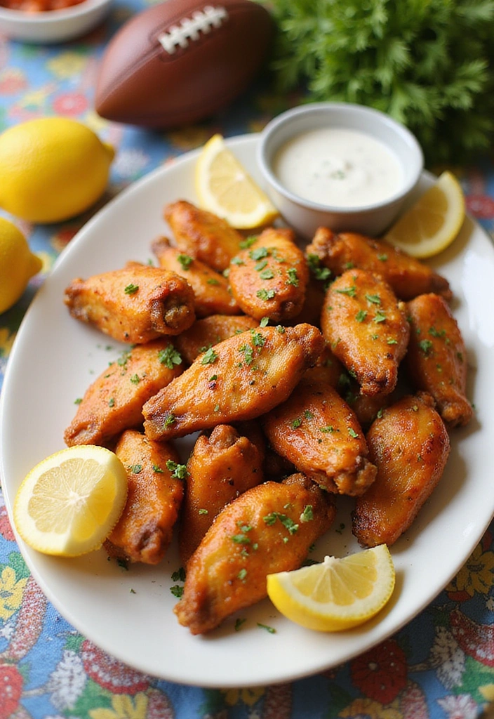 24 Game Day BBQ Chicken Wing Recipes That’ll Score Big with Your Friends! - 6. Lemon Pepper Wings