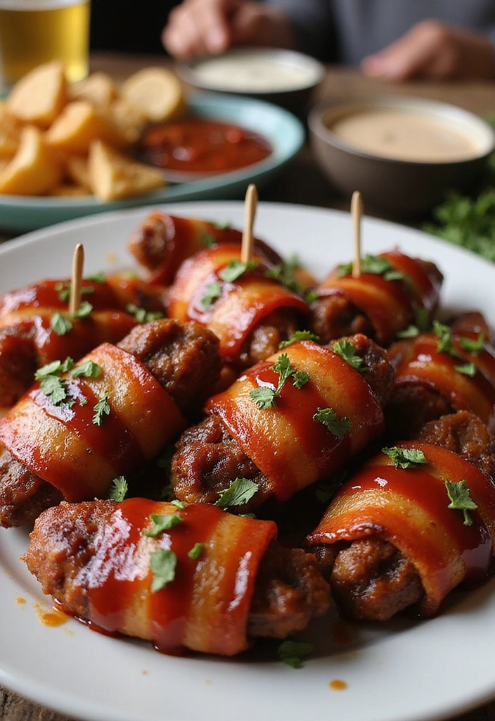24 Game Day BBQ Chicken Wing Recipes That’ll Score Big with Your Friends! - 8. BBQ Bacon-Wrapped Wings