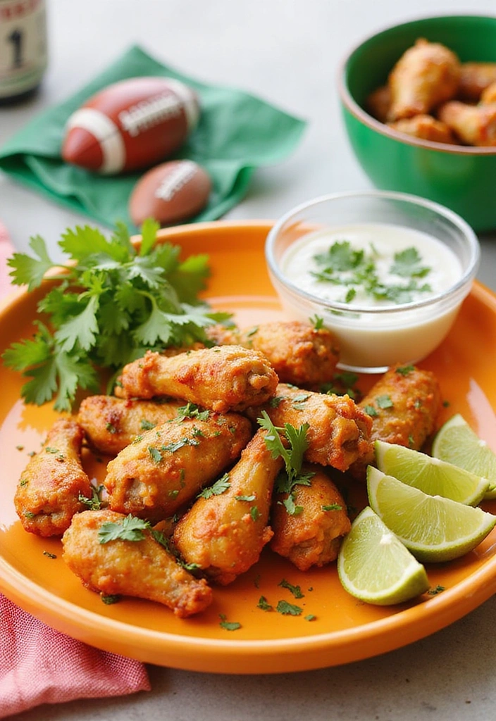 24 Game Day BBQ Chicken Wing Recipes That’ll Score Big with Your Friends! - 9. Cilantro Lime Wings