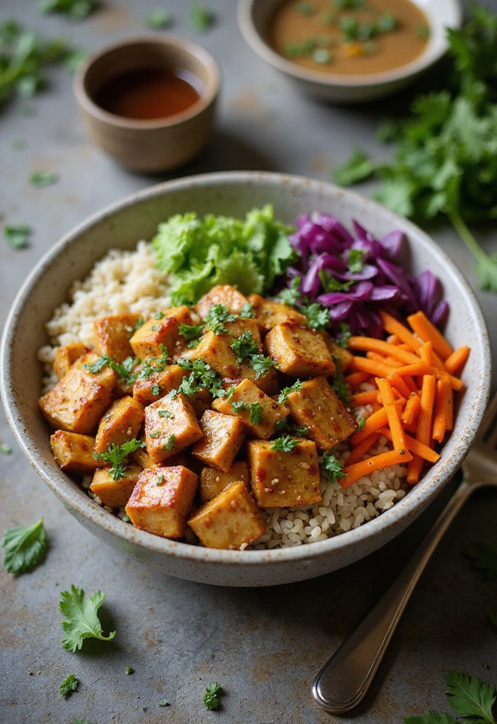 25 Honey Garlic Chicken Meal Prep Recipes That Save You Time (Perfect for Busy Weeks!) - 16. Honey Garlic Chicken Buddha Bowl