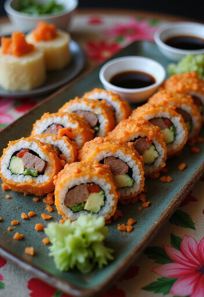 26 BBQ Brisket Ideas That’ll Have Guests Asking for Seconds - 17. BBQ Brisket Sushi Rolls