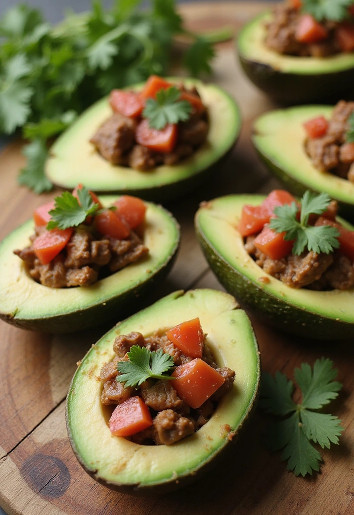 26 BBQ Brisket Ideas That’ll Have Guests Asking for Seconds - 20. Brisket-Stuffed Avocados