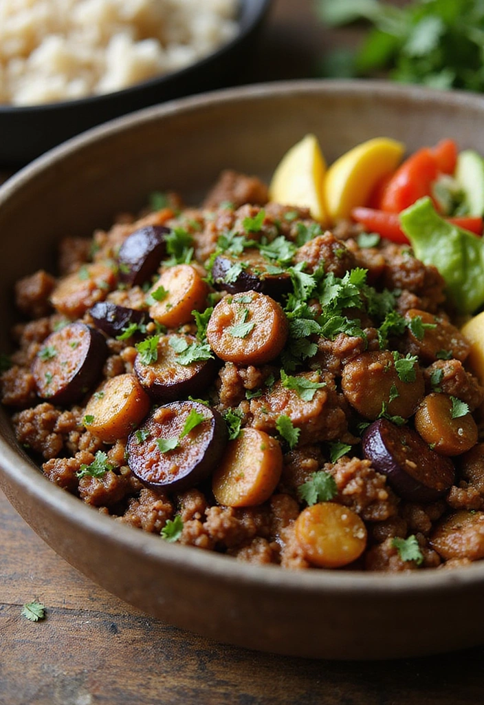 27 Comforting Beef Skillet Recipes That Will Make You Feel Right at Home! - 16. Beef and Eggplant Skillet