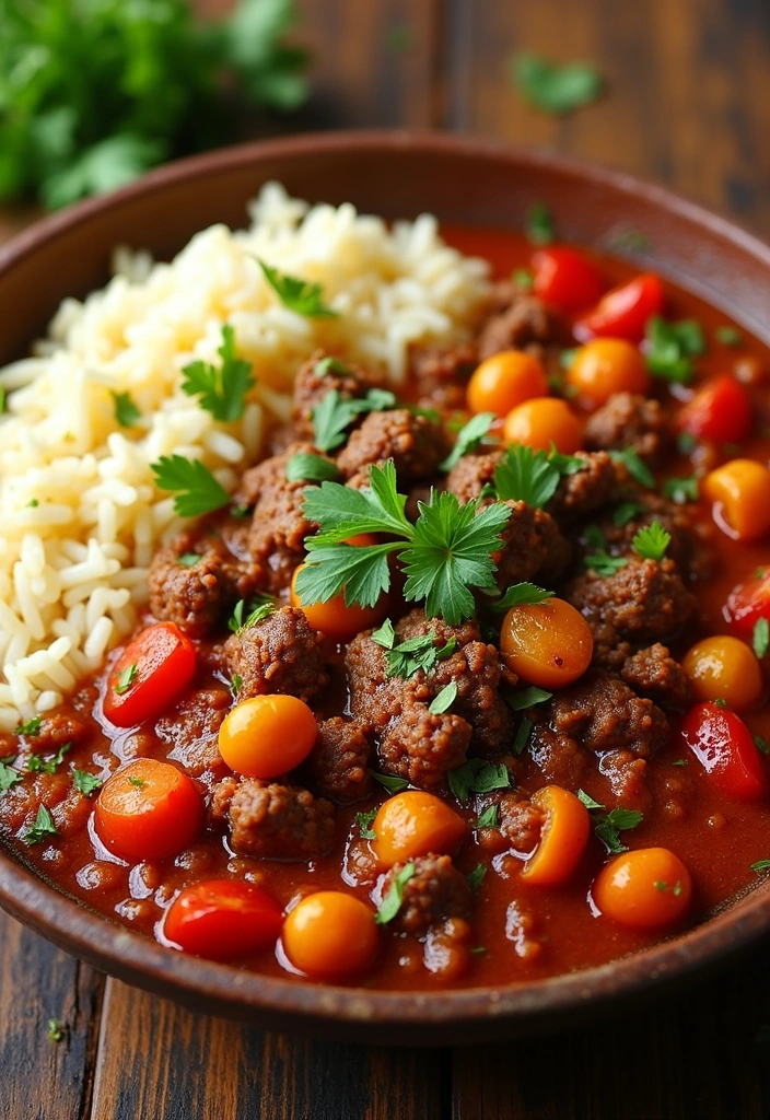 27 Comforting Beef Skillet Recipes That Will Make You Feel Right at Home! - 18. Beef and Chickpea Skillet