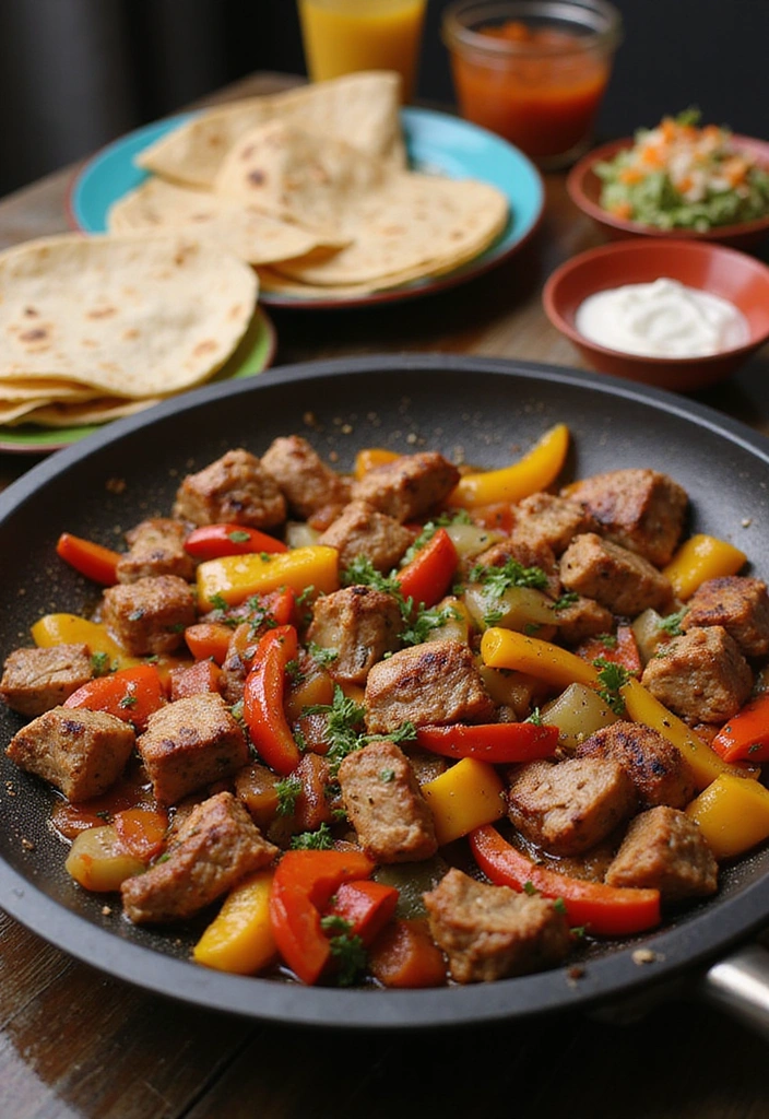 27 Ground Pork Cooking Hacks That Turn Ordinary Into Extraordinary! - 11. Sizzling Pork Fajitas