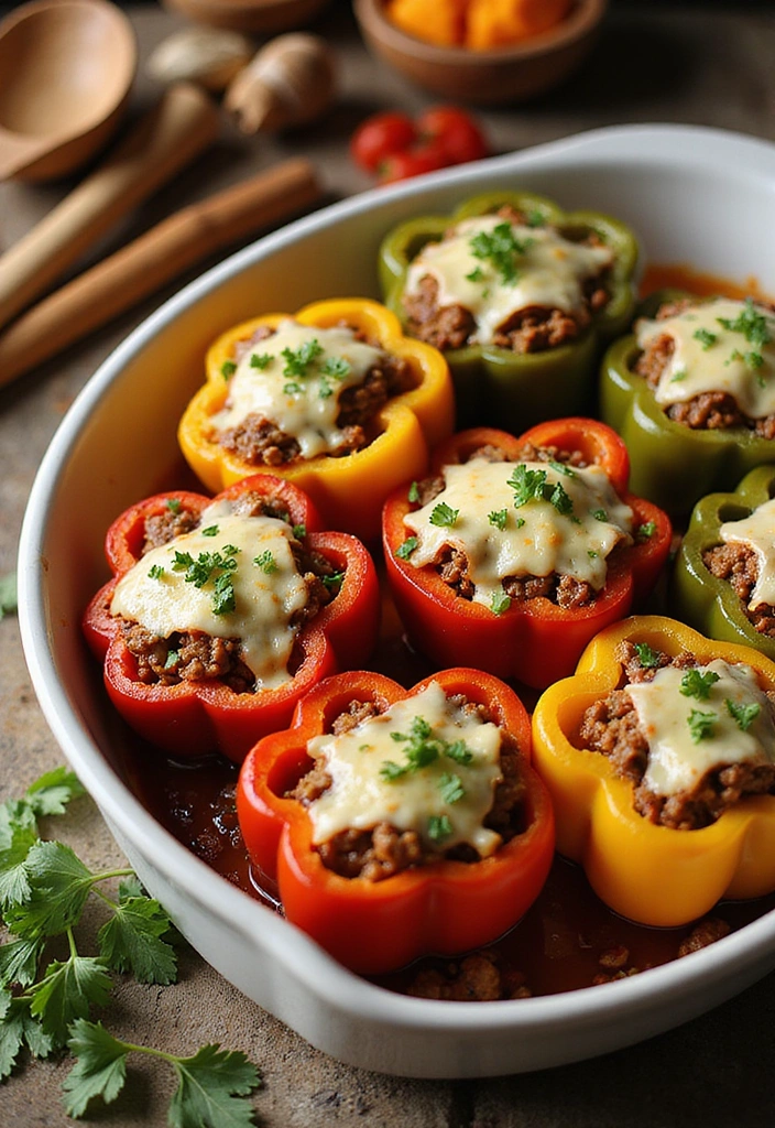 27 Ground Pork Cooking Hacks That Turn Ordinary Into Extraordinary! - 2. Savory Stuffed Peppers