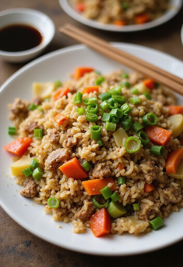 27 Ground Pork Cooking Hacks That Turn Ordinary Into Extraordinary! - 20. Ground Pork Stir-Fried Rice