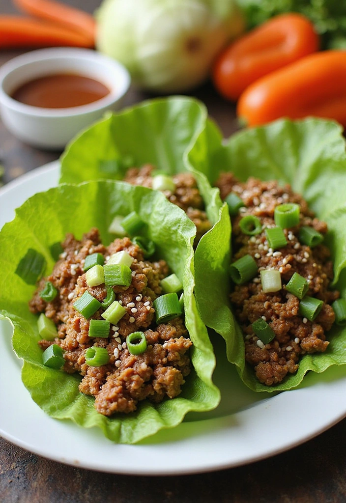27 Ground Pork Cooking Hacks That Turn Ordinary Into Extraordinary! - 5. Asian Pork Lettuce Wraps