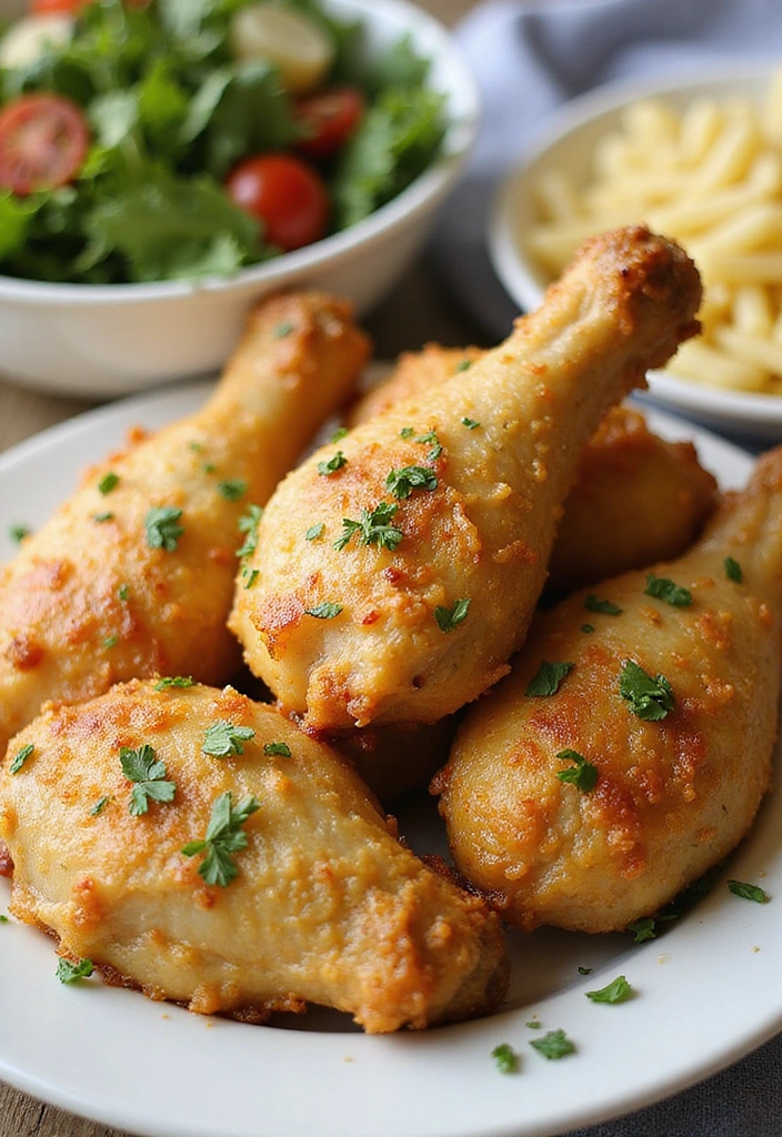 28 Buttery Chicken Drumstick Dinners That Will Make You Feel Right at Home! - 22. Garlic Parmesan Chicken Drumsticks