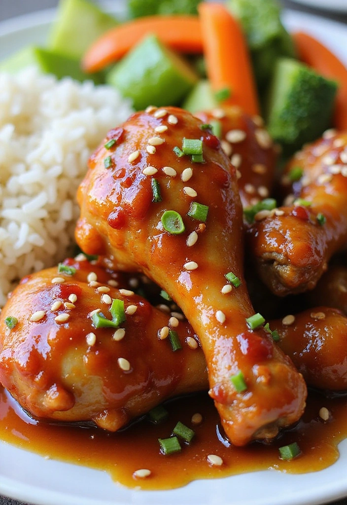 28 Buttery Chicken Drumstick Dinners That Will Make You Feel Right at Home! - 23. Spicy Honey Garlic Chicken Drumsticks