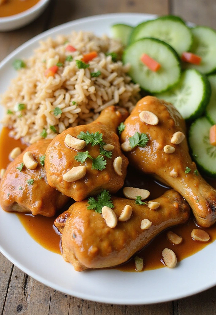 28 Buttery Chicken Drumstick Dinners That Will Make You Feel Right at Home! - 8. Peanut Butter Chicken Drumsticks