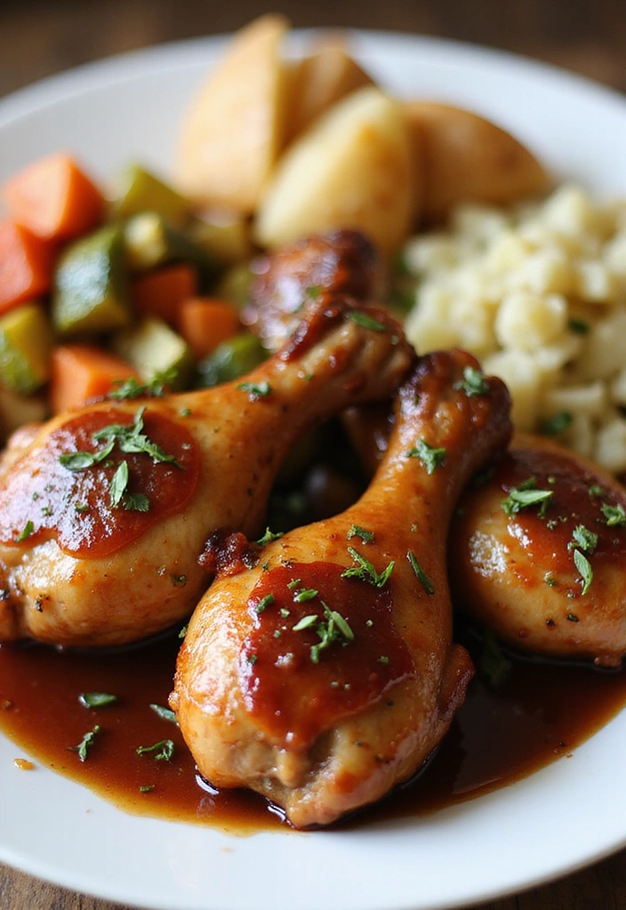 28 Buttery Chicken Drumstick Dinners That Will Make You Feel Right at Home! - 9. Maple Glazed Chicken Drumsticks