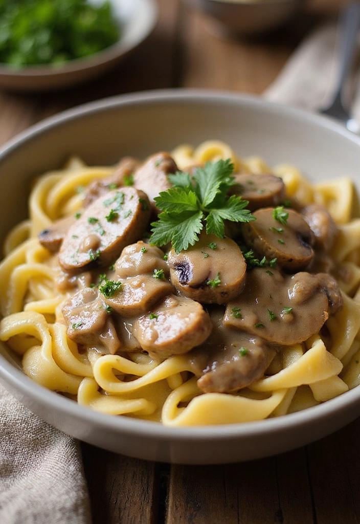 28 Slow Cooker Pork Recipes That Cook Themselves to Perfection - 12. Pork Stroganoff