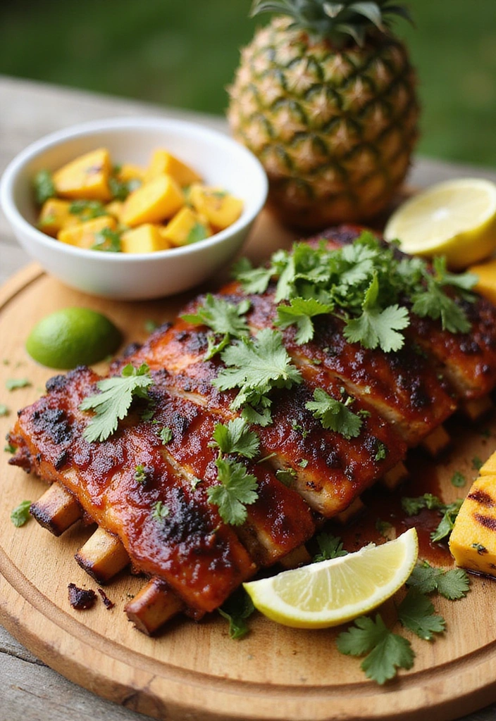 28 Smoked Rib Recipes That Will Elevate Your Outdoor Cookout Game! - 19. Cilantro Garlic Lime Smoked Ribs