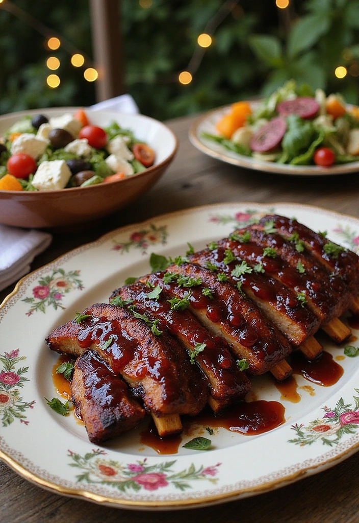 28 Smoked Rib Recipes That Will Elevate Your Outdoor Cookout Game! - 28. Pomegranate Molasses Smoked Ribs