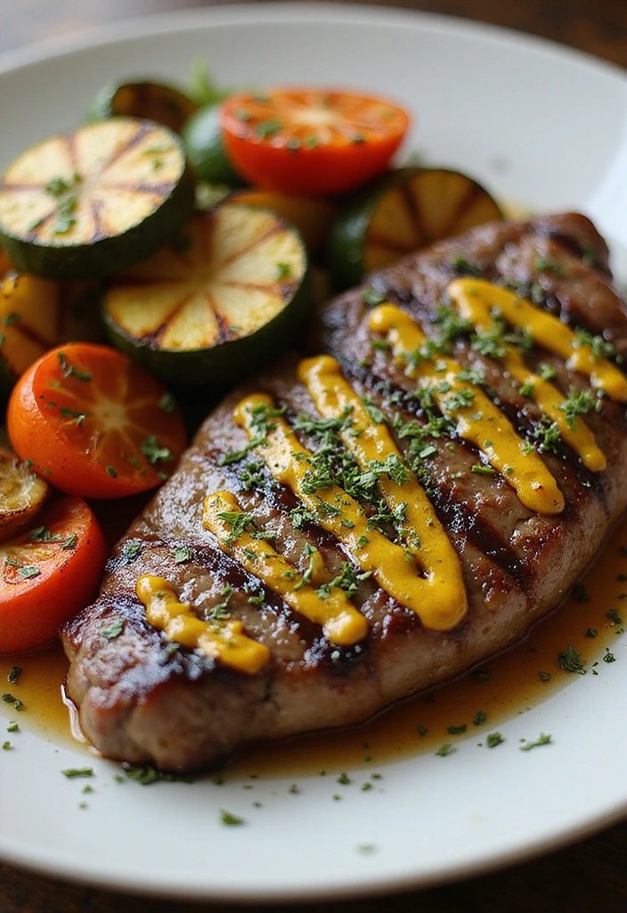 18 Cast Iron Steak Recipes That Deliver That Perfect Sear - 10. Mustard and Herb Grilled Steak
